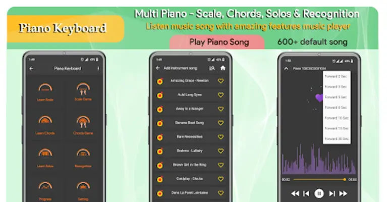 Piano Keyboard android App screenshot 0