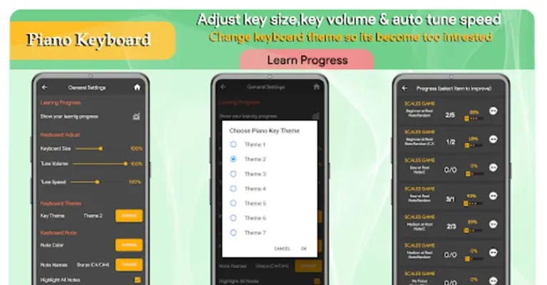 Piano Keyboard android App screenshot 5